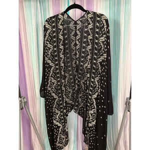 Black Tribal Kimono